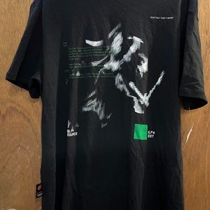 Men's size M Pray Black Punk Rock Tee Shirt NWT